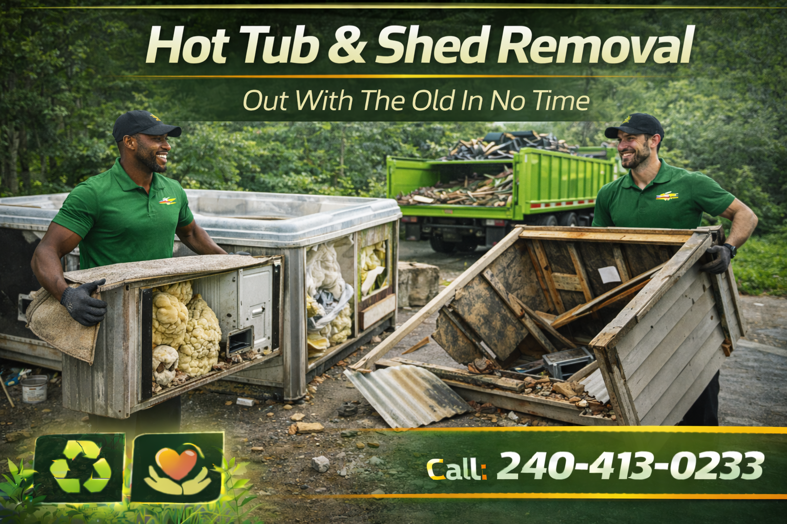 Home 6 Hot Tub & Shed Removal