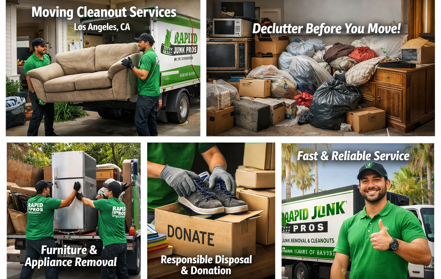 Moving Cleanout Services in Los Angeles, CA