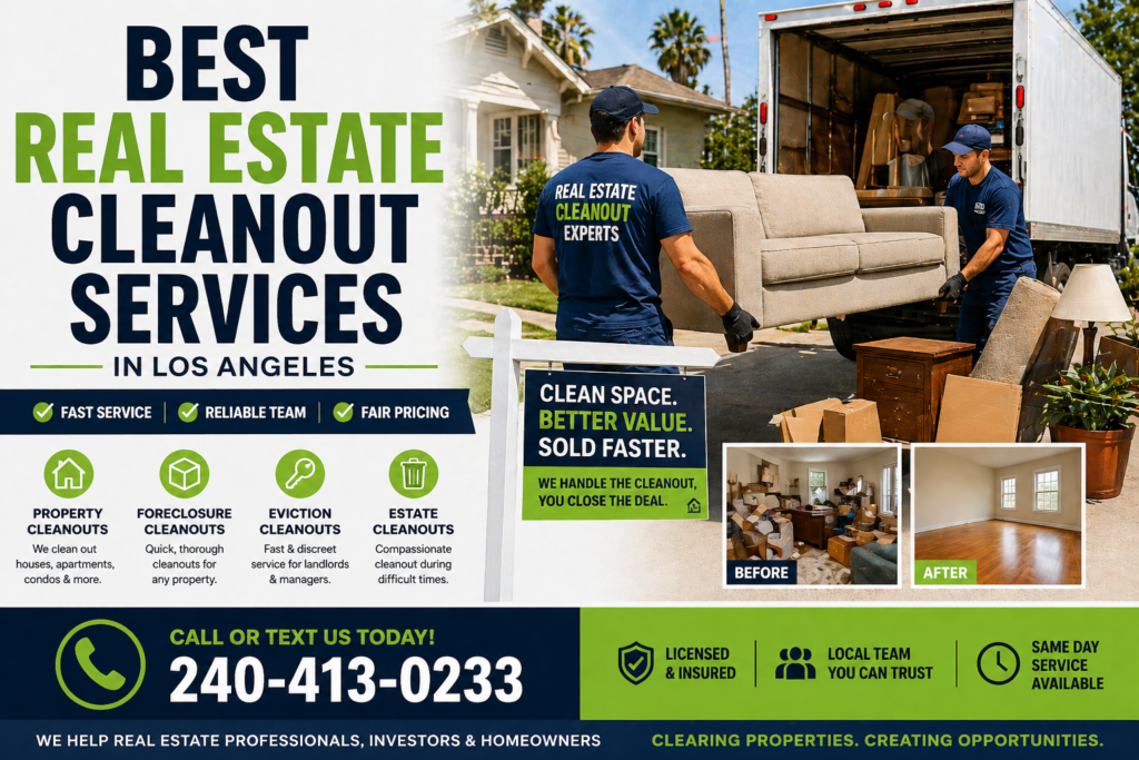 Best Real Estate Cleanout Services in Los Angeles 2 Best Real Estate Cleanout Services in Los Angeles