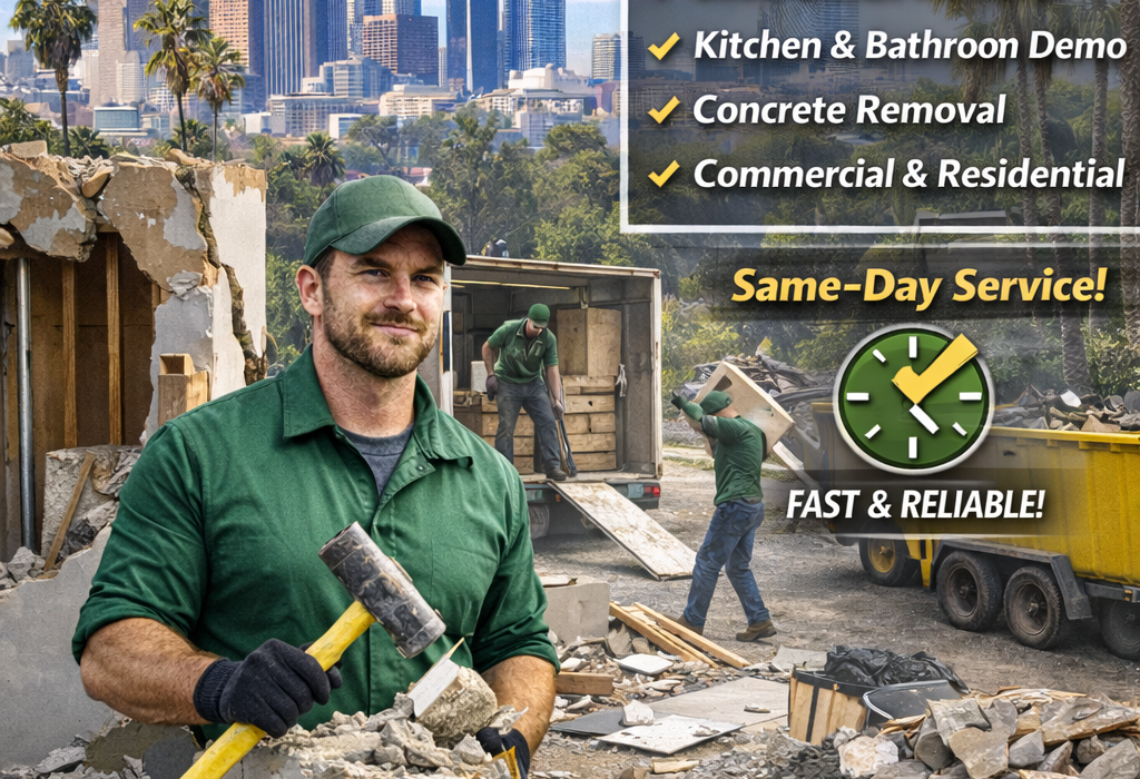 Small Demolition Jobs in Los Angeles