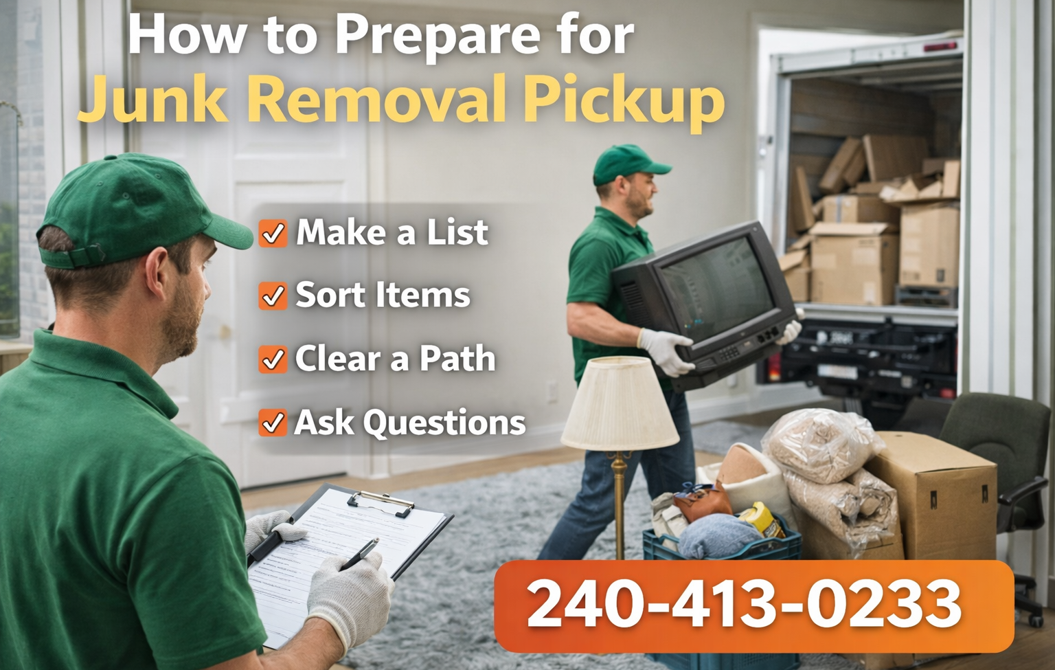 Best Way To Prepare for Junk Removal Pickup