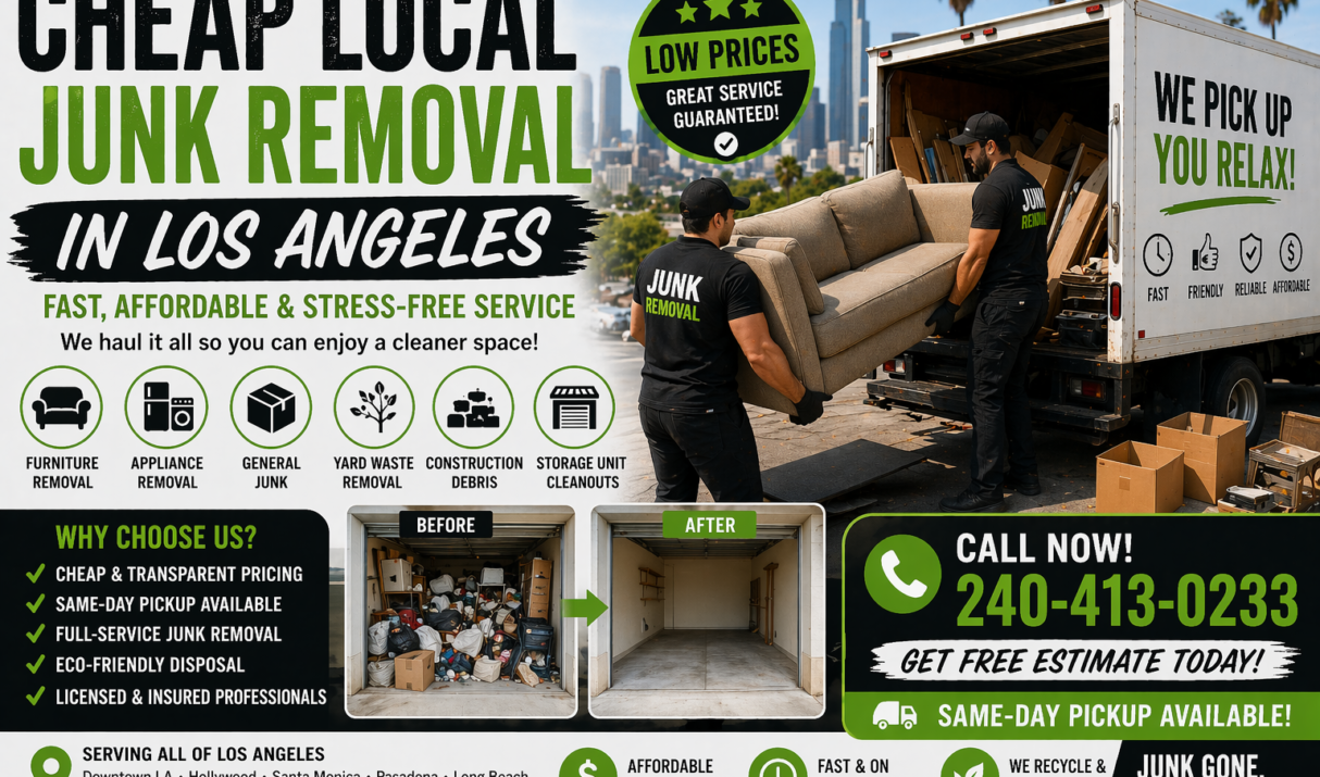 Cheap Local Junk Removal in Los Angeles