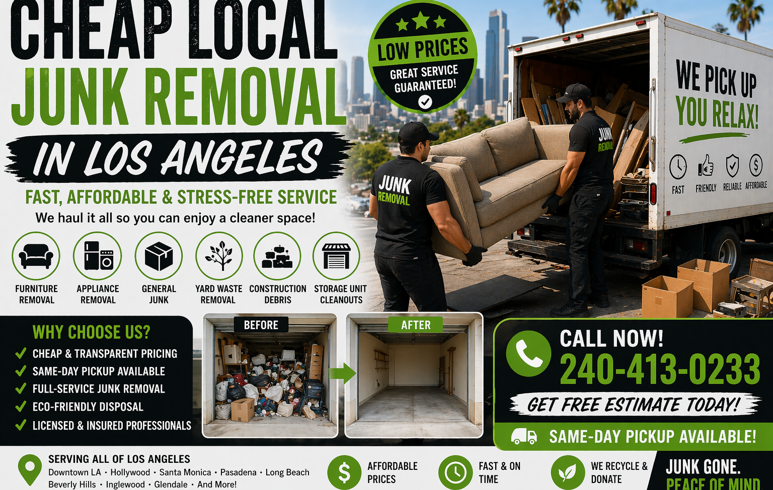 Cheap Local Junk Removal in Los Angeles 1 Cheap Local Junk Removal in Los Angeles