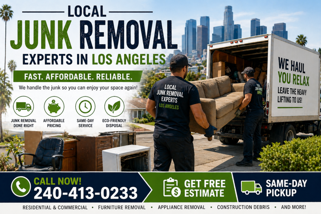 Local Junk Removal Experts in Los Angeles 2 Local Junk Removal Experts in Los Angeles