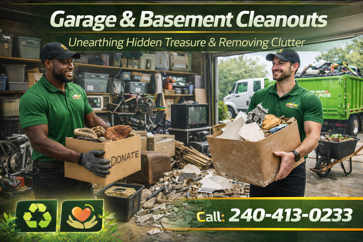 Home Garage and basement cleanout