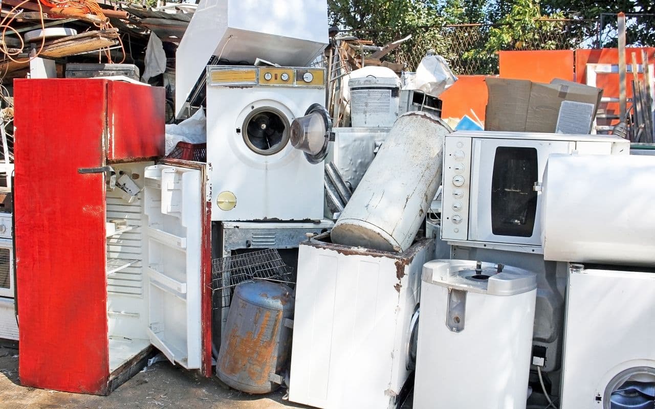 Home appliance junk removal