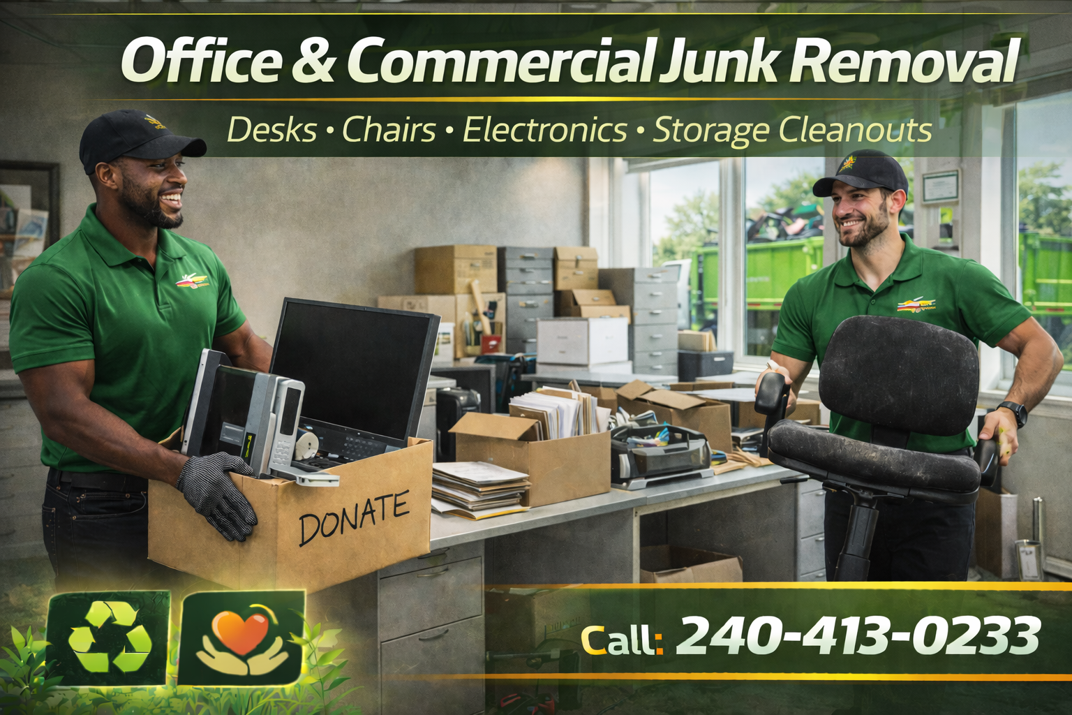 Home Office and Commercial Junk Removal