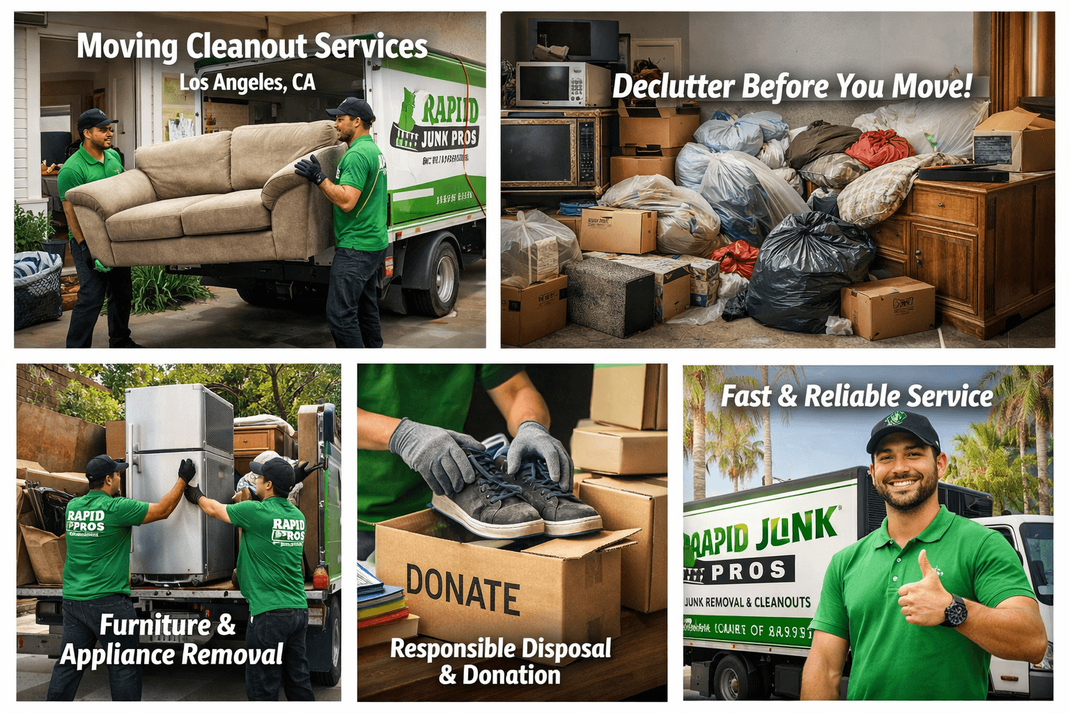 Moving Cleanout Services in Los Angeles — Rapid Junk Pros