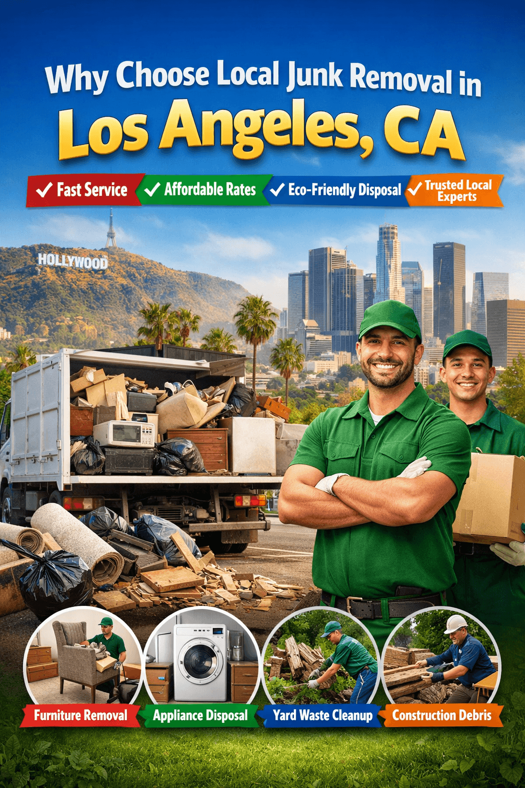 Why choose local junk removal in Los Angeles — Rapid Junk Pros