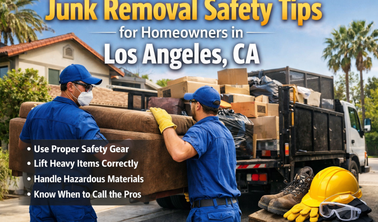 Junk Removal Safety Tips for Homeowners in Los Angeles