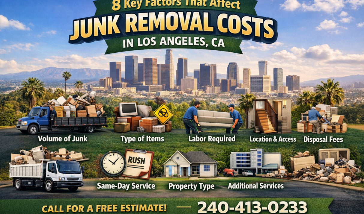 8 Key Factors That Affect How Much Junk Removal Costs in Los Angeles, CA