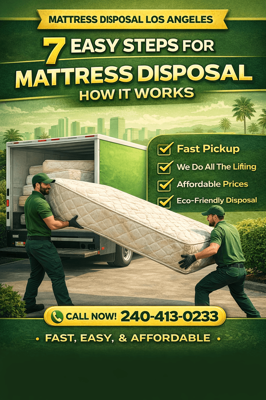 7 Easy Steps for Mattress Disposal in Los Angeles – How It Works 2 7 Easy Steps for Mattress Disposal in Los Angeles – How It Works — Rapid Junk Pros