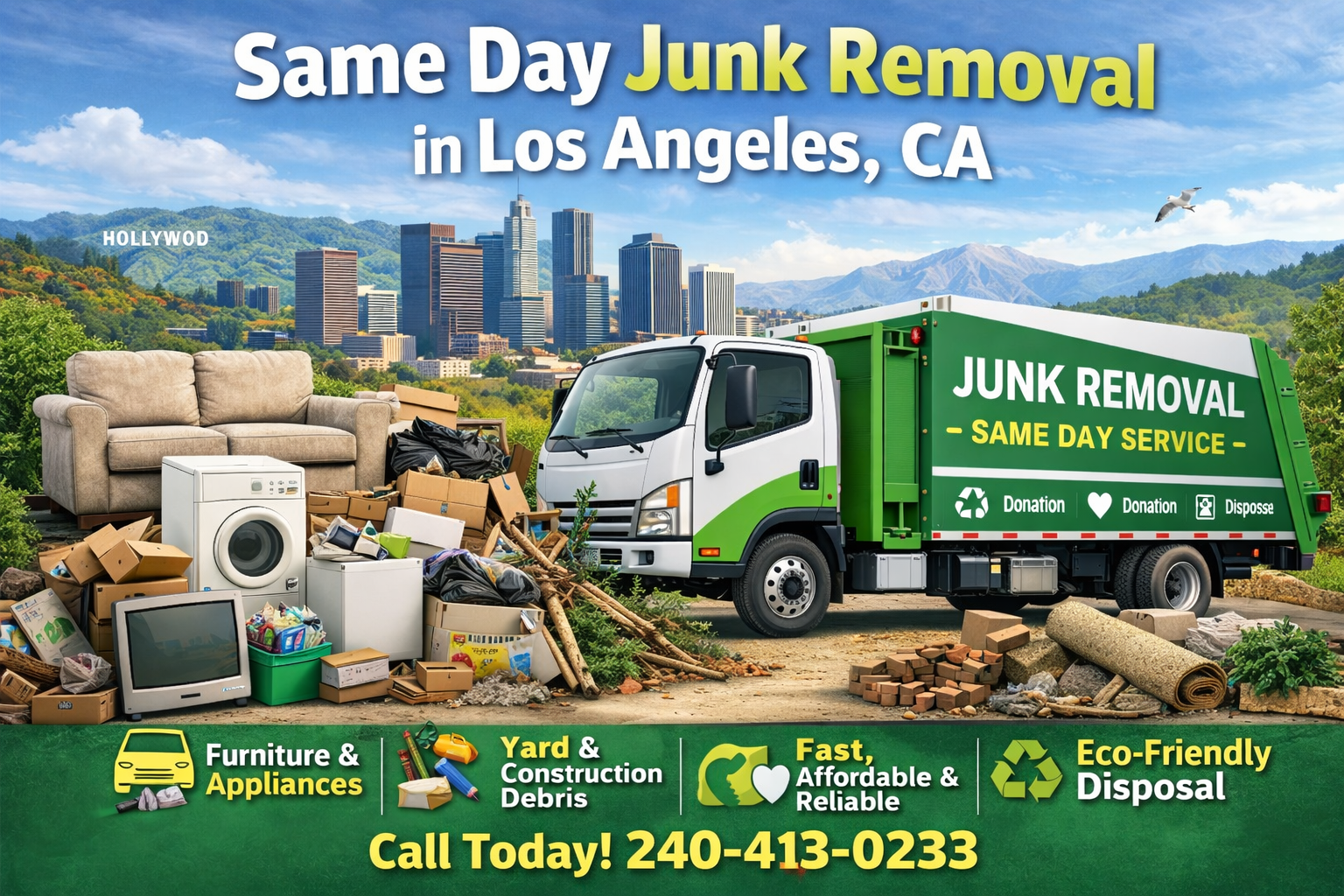 Home Same Day Junk Removal in Los Angeles