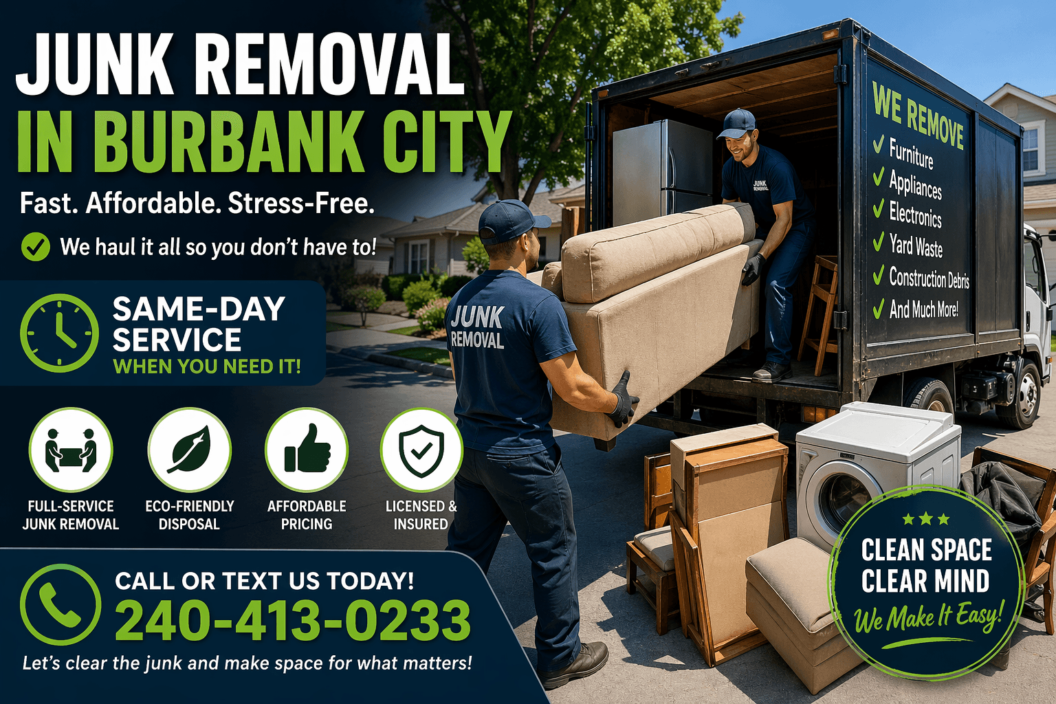 Best Junk Removal in Burbank City 2 Best Junk Removal in Burbank City — Rapid Junk Pros