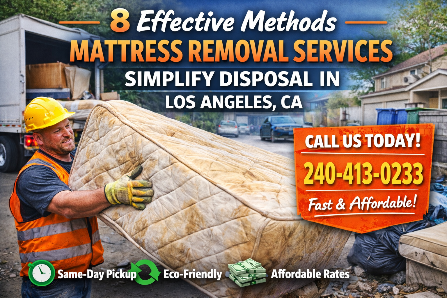 Home Mattress removal services in Los Angeles