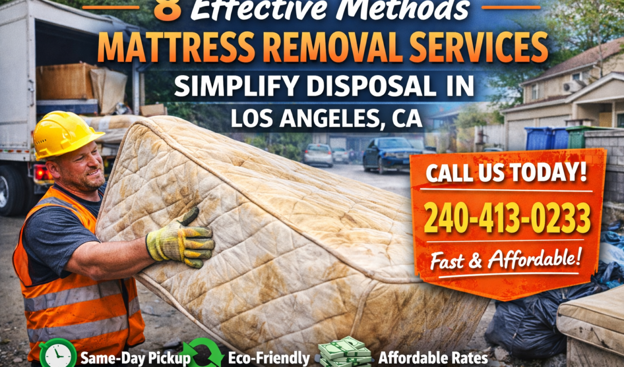 8 Effective Methods Mattress Removal Services