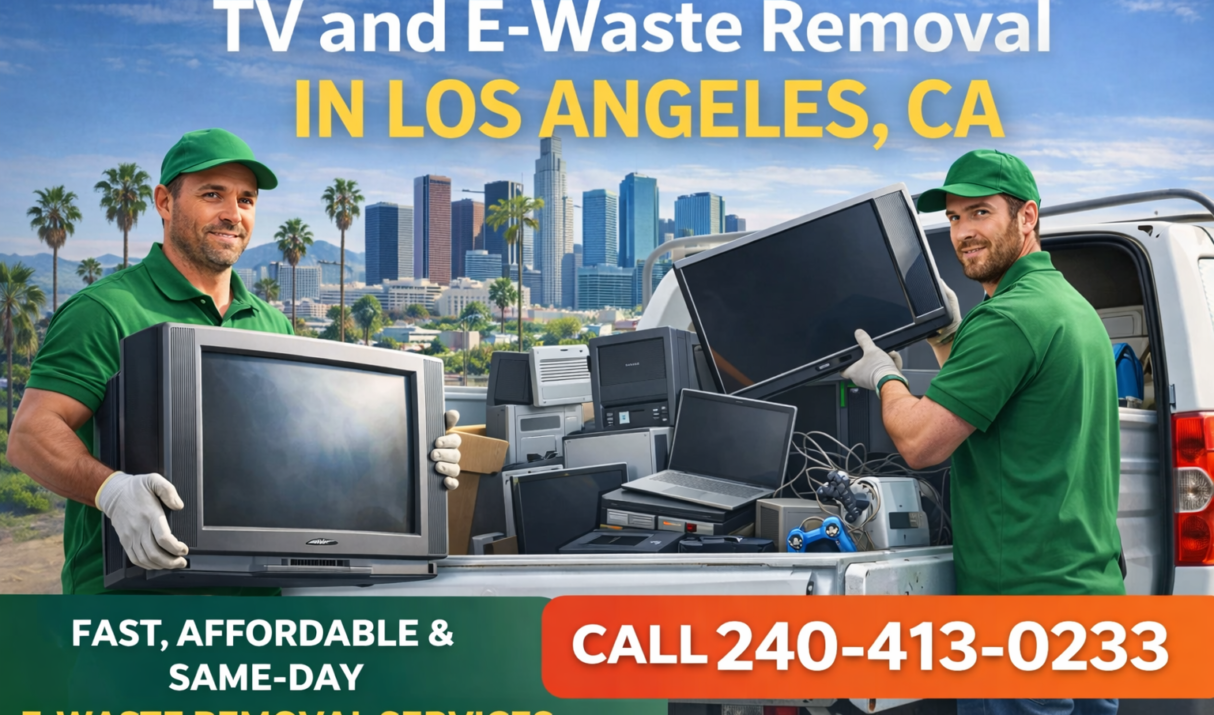 TV and E-Waste Removal in Los Angeles, CA