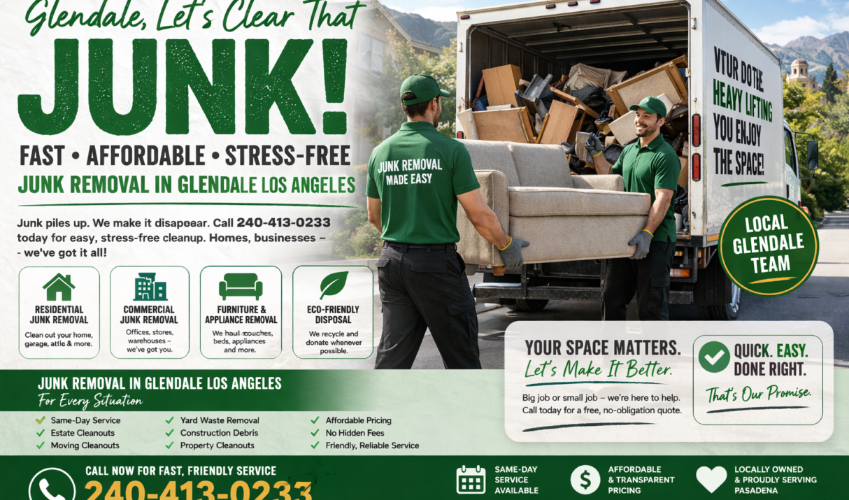 Junk Removal in Glendale Los Angeles