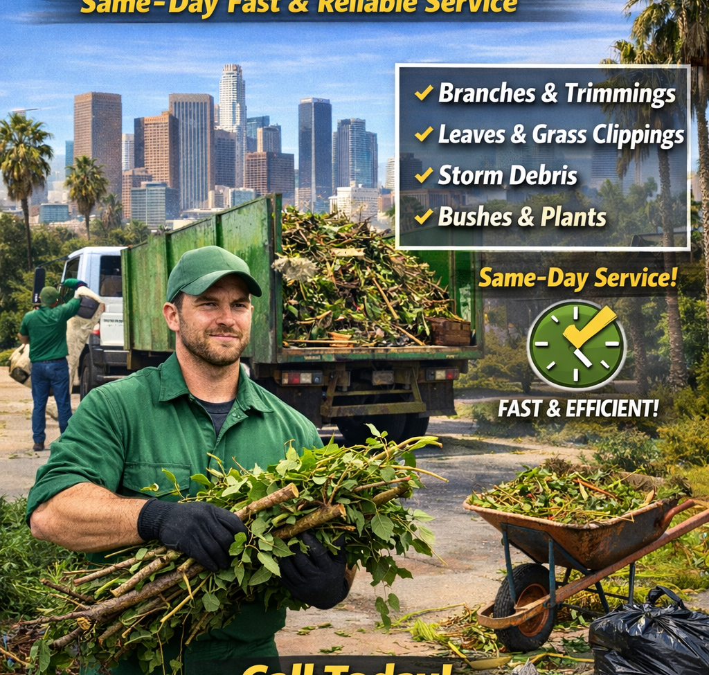 Yard Waste Removal in Los Angeles yard waste removal Los Angeles