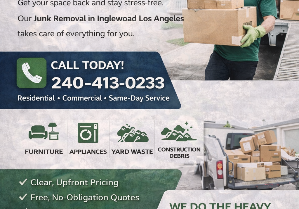 Junk Removal in Inglewood Los Angeles