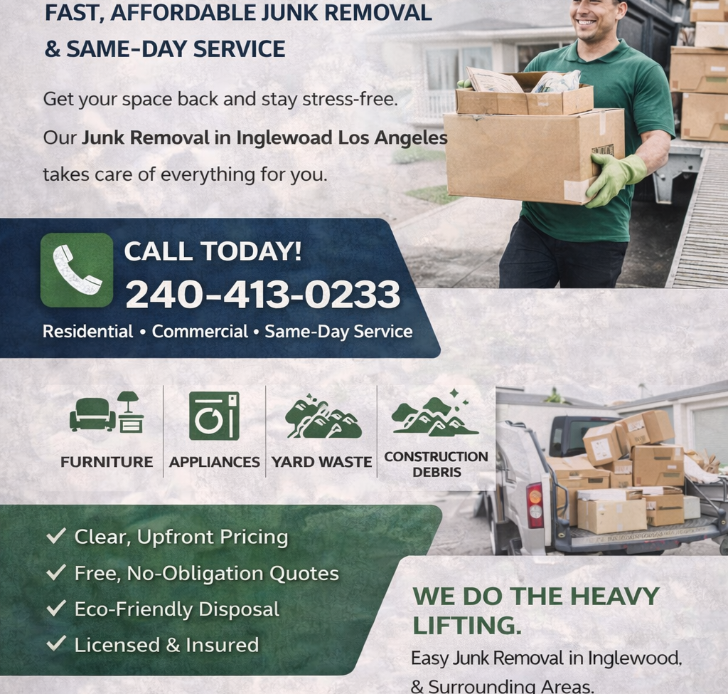 Junk Removal in Inglewood Los Angeles