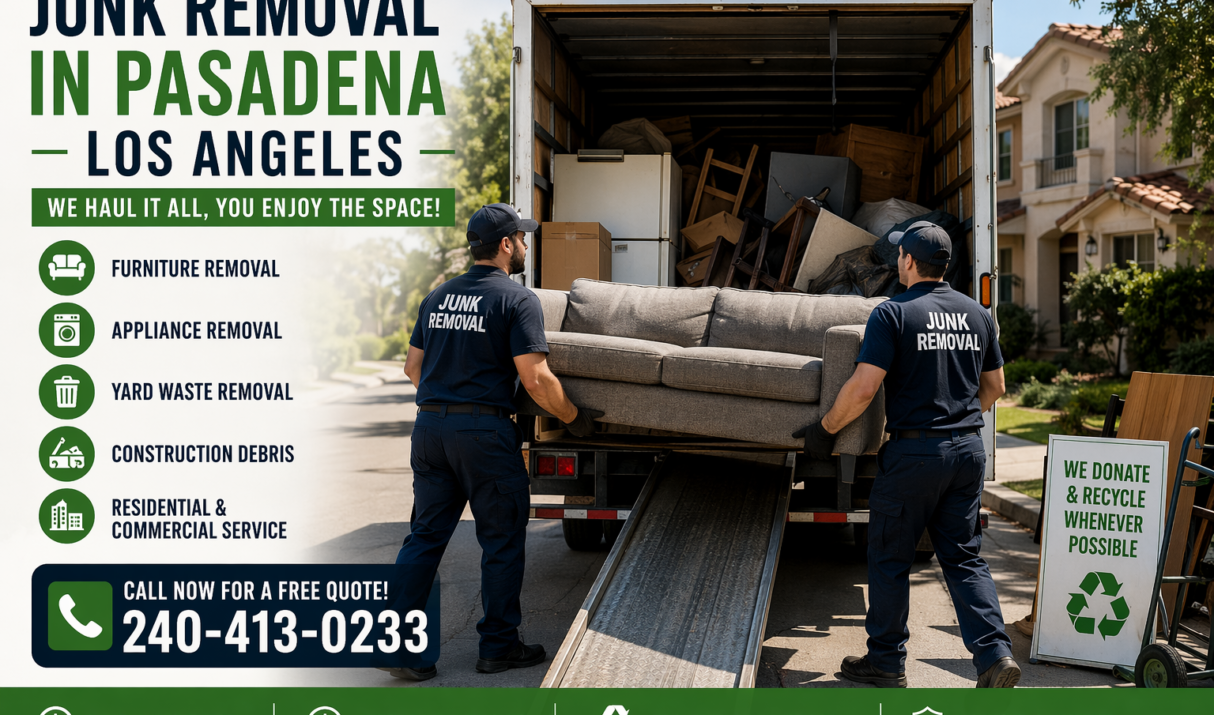 Junk Removal Services in Pasadena LA
