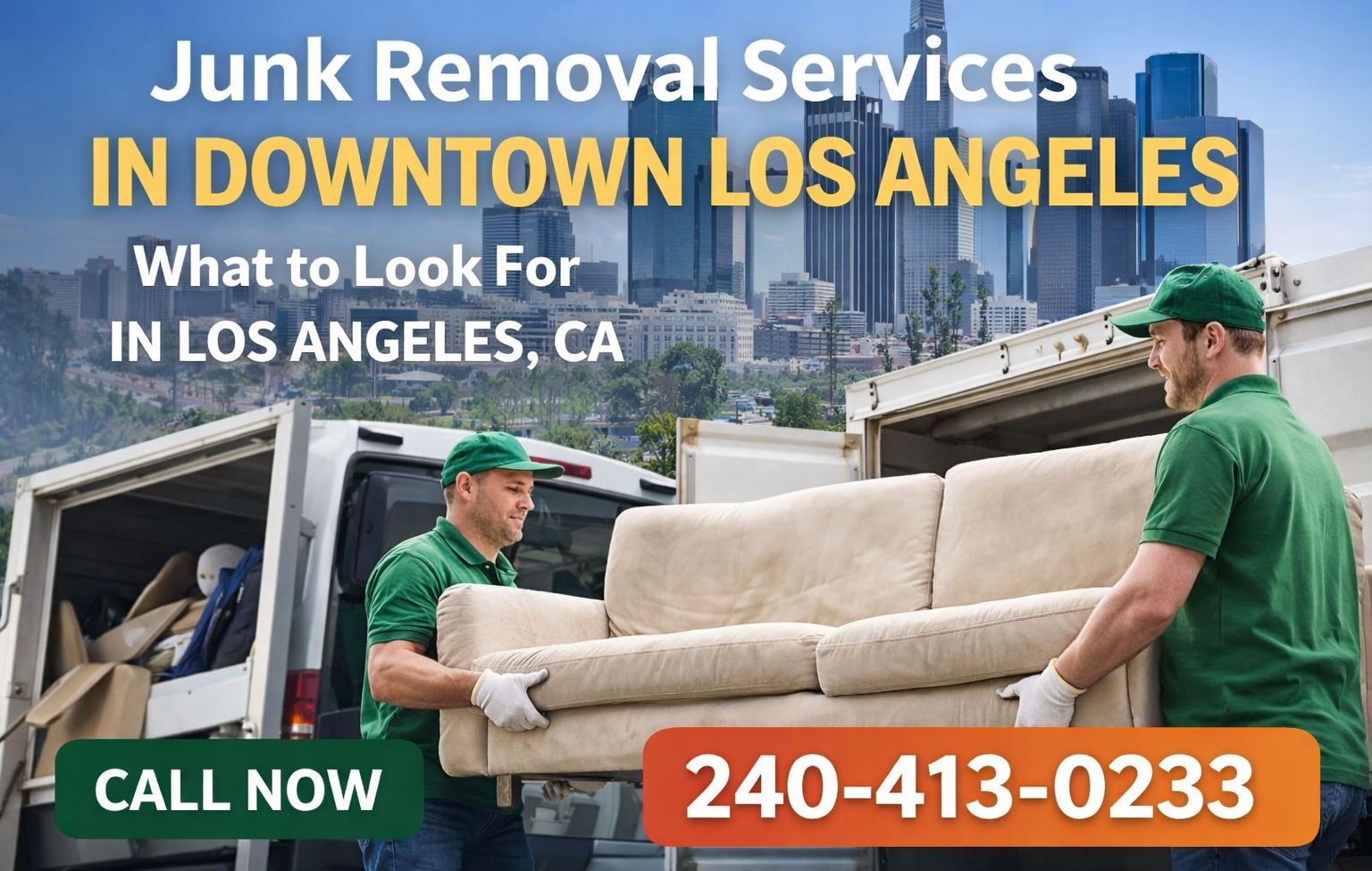 Junk Removal Services in Downtown Los Angeles Junk Removal Services in Downtown Los Angeles