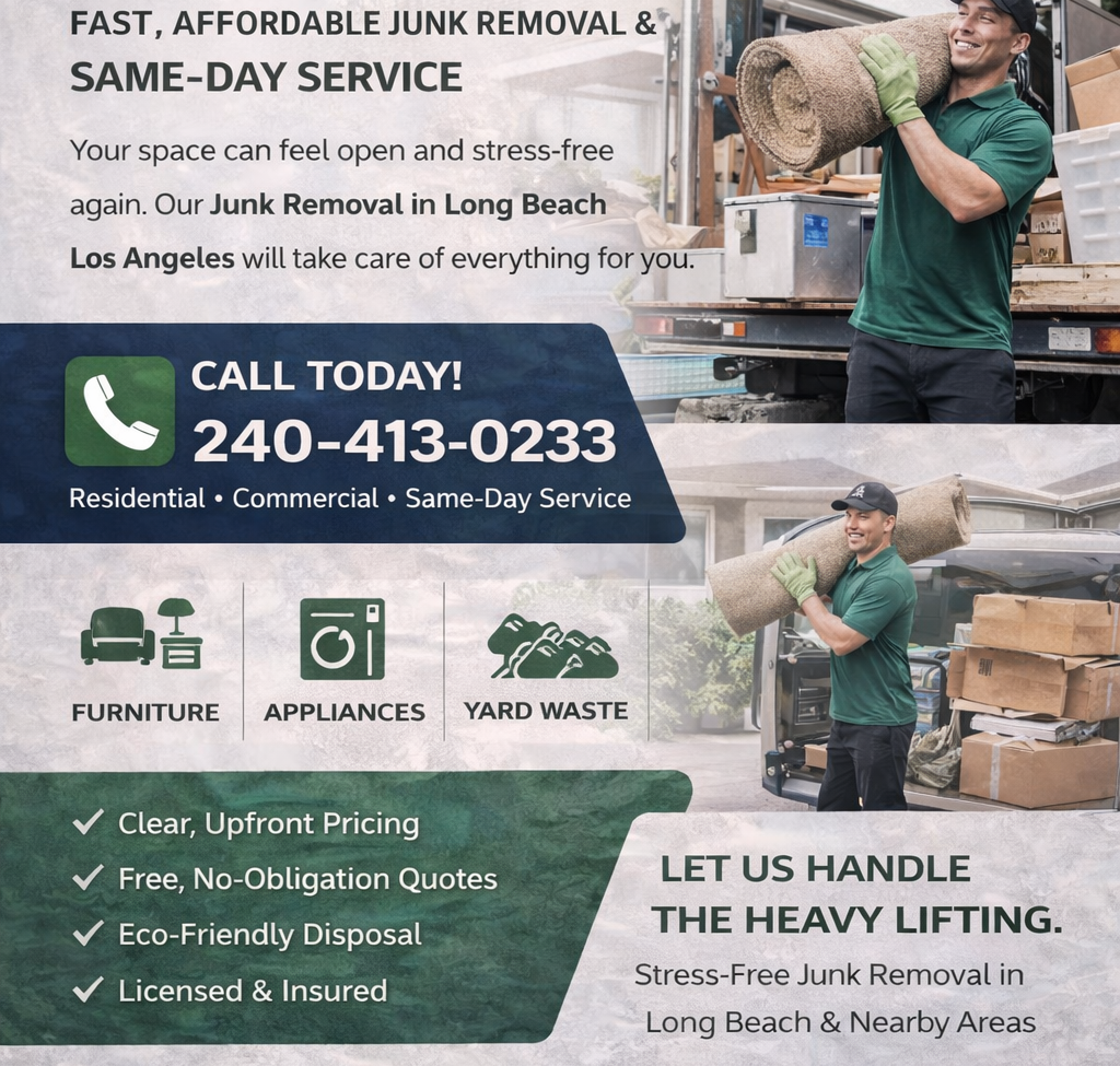 junk removal Long Beach Los Angeles