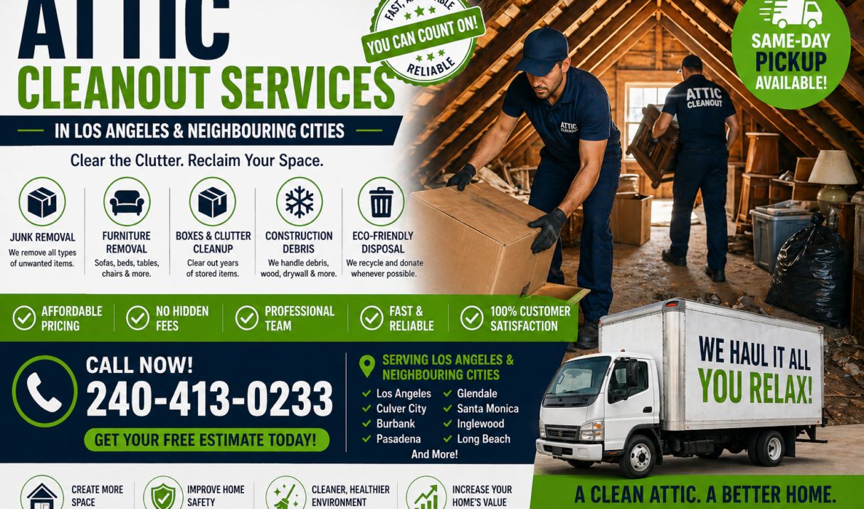 Cheap Attic Cleanout Services in Los Angeles