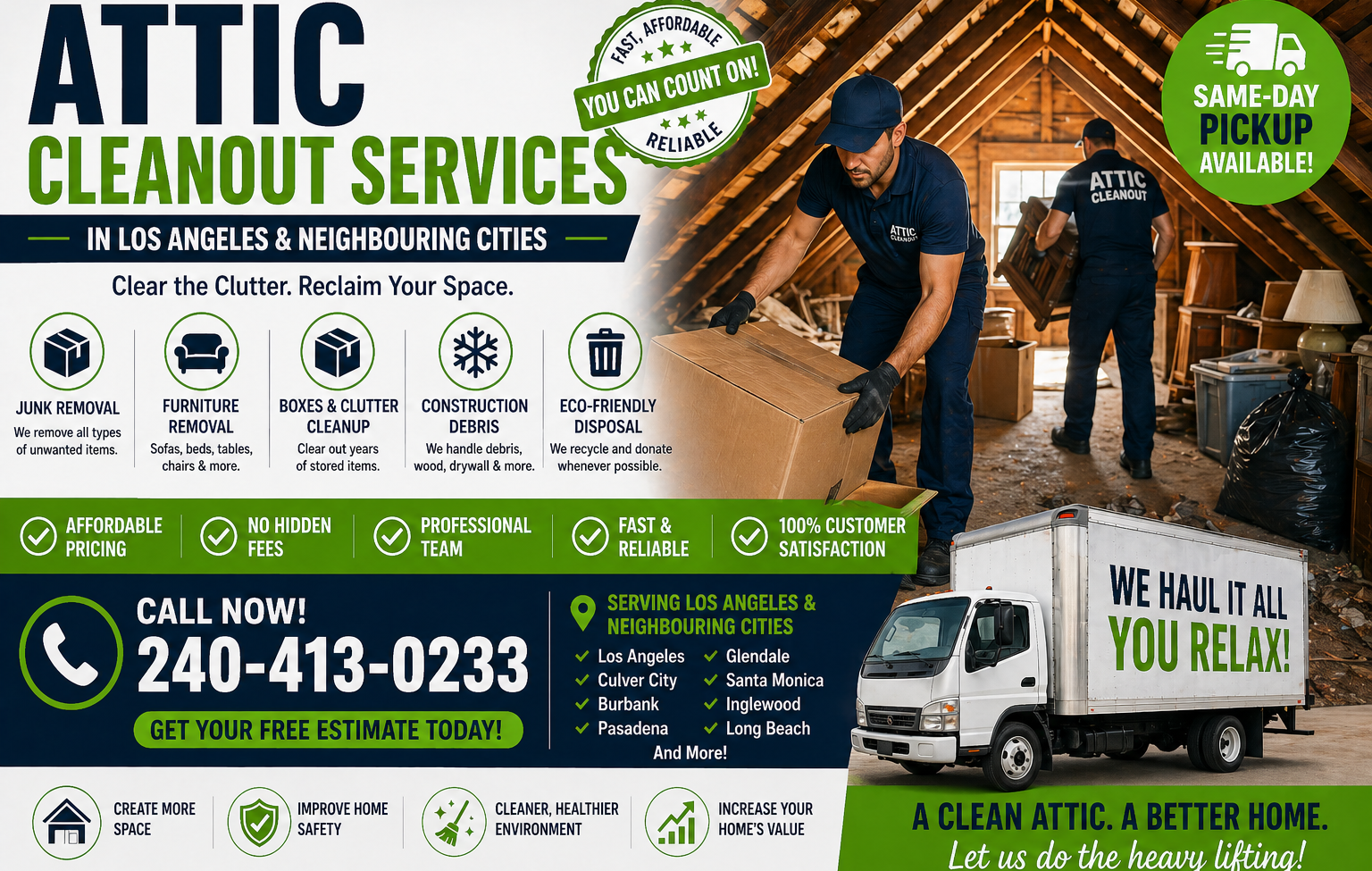 cheap Attic Cleanout Services in Los Angeles