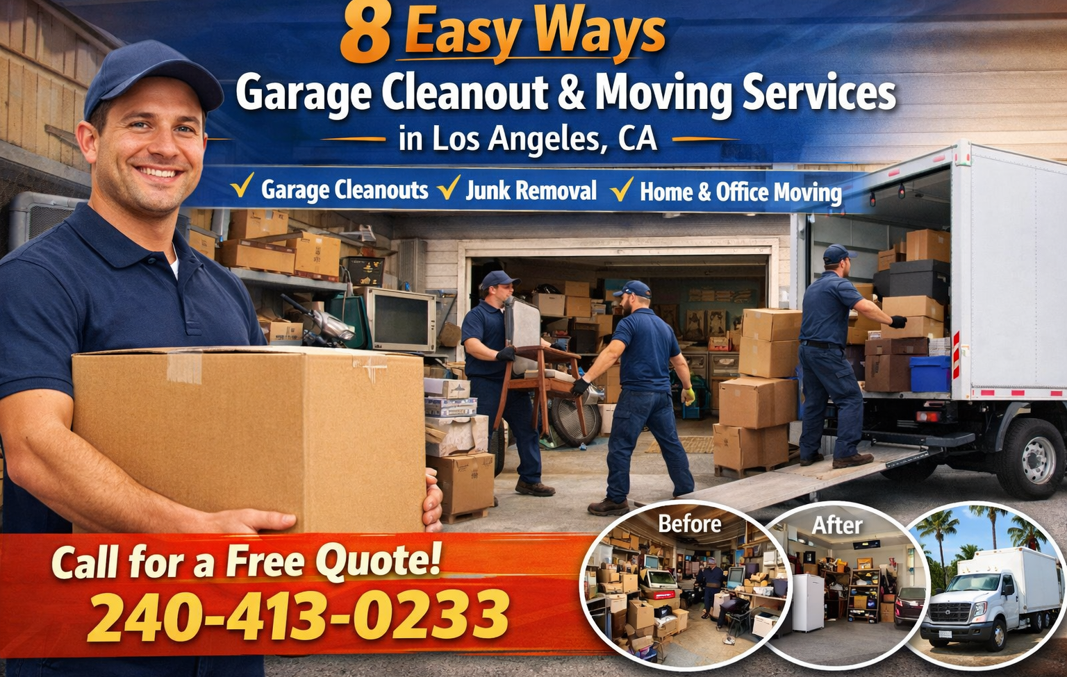 8 Easy Ways Garage Cleanout and Moving Services in Los Angeles
