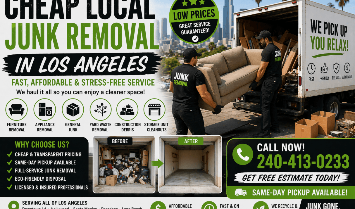 Cheap Local Junk Removal in Los Angeles