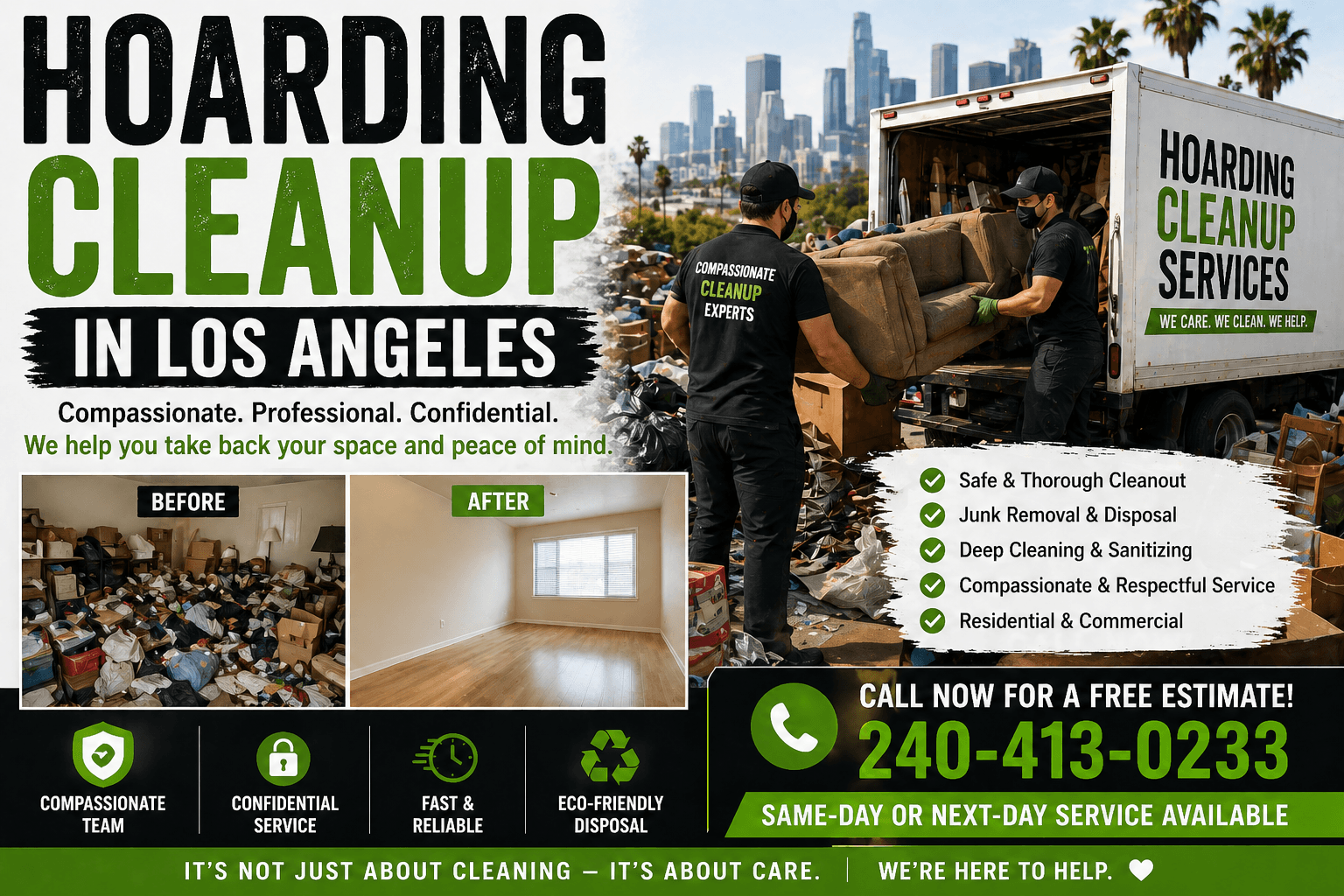 Hoarder Cleanout Services in Los Angeles
