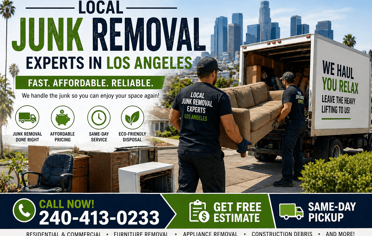 Local Junk Removal Experts in Los Angeles