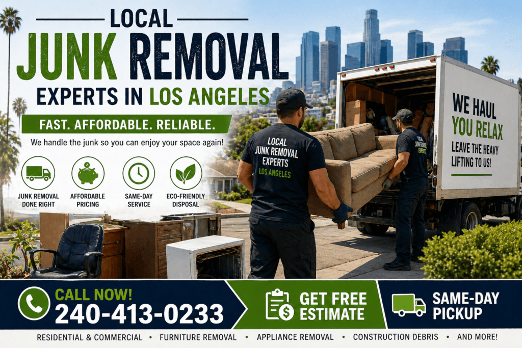 Local Junk Removal Experts in Los Angeles 