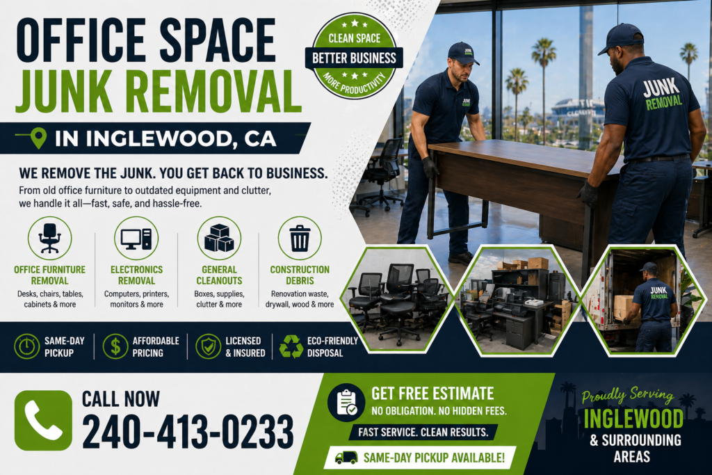 Office Space Junk Removal in Inglewood CA