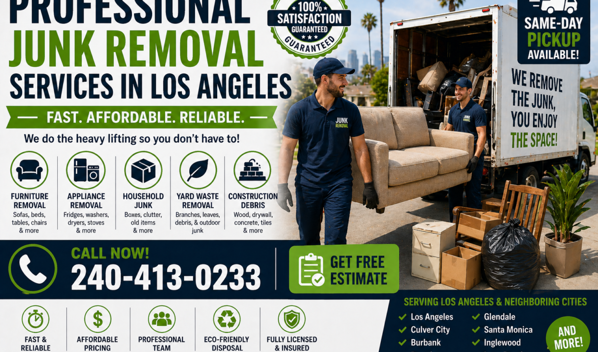 Professional Junk Removal Services in Los Angeles