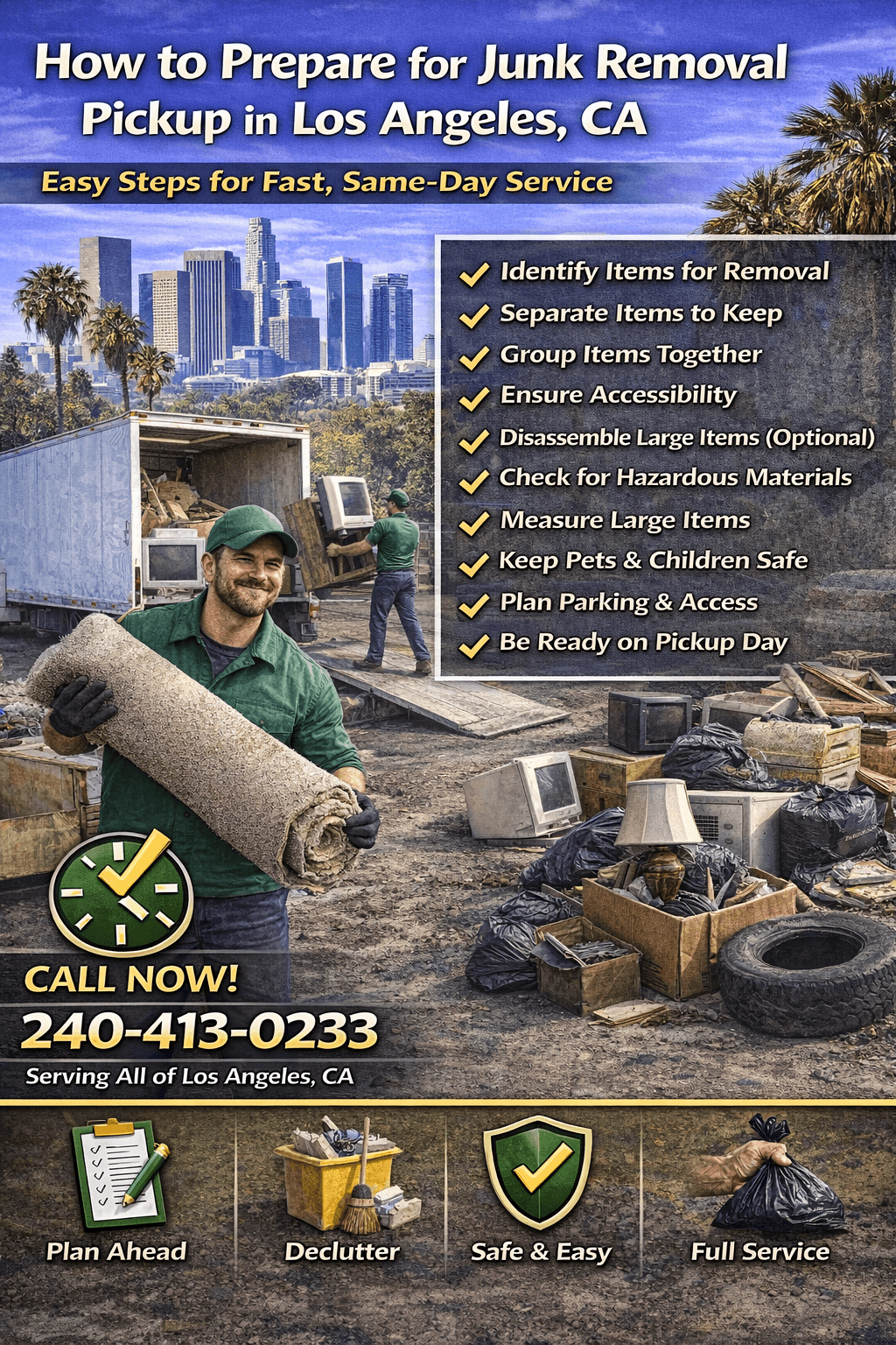 How to Prepare for a Junk Removal Appointment in Los Angeles — Rapid Junk Pros