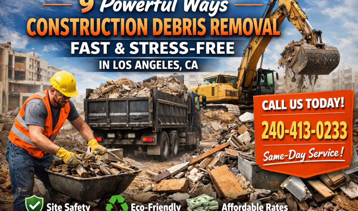 #1 Construction Debris Removal Services in Los Angeles