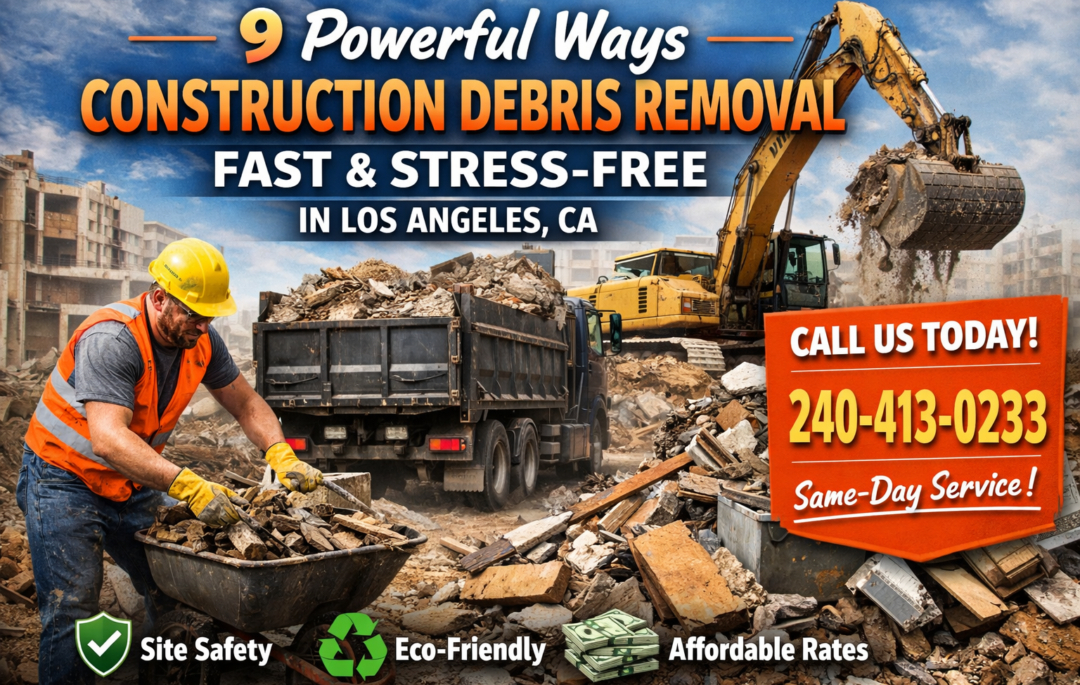 9 Powerful Ways Construction Debris Removal Services Make Cleanup Fast & Stress-Free
