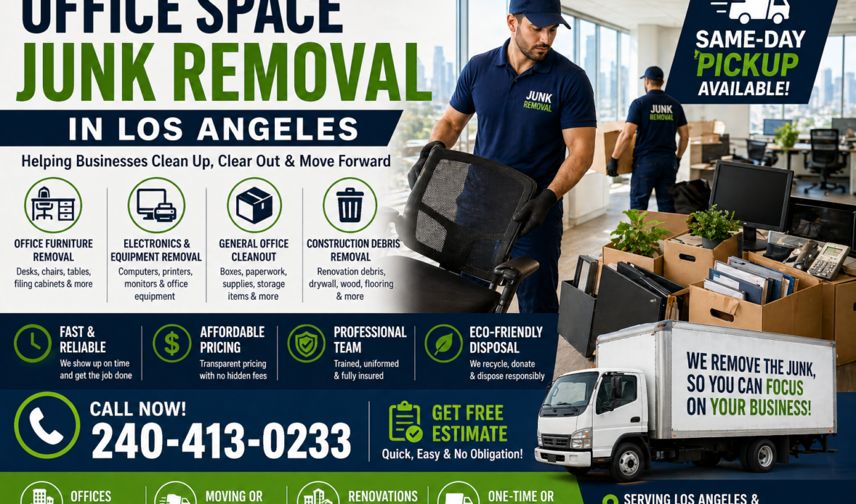 Cheap Office Space Junk Removal in Los Angeles