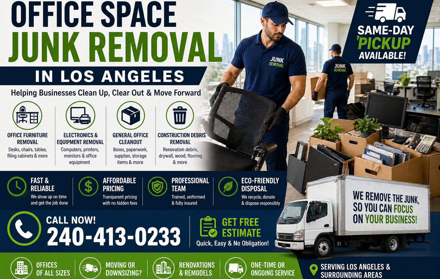 Office Space Junk Removal in Inglewood CA