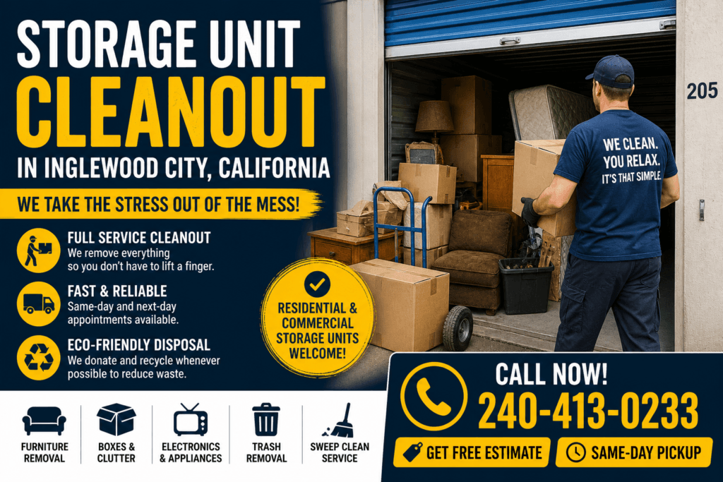 Storage Unit Cleanout in Inglewood City