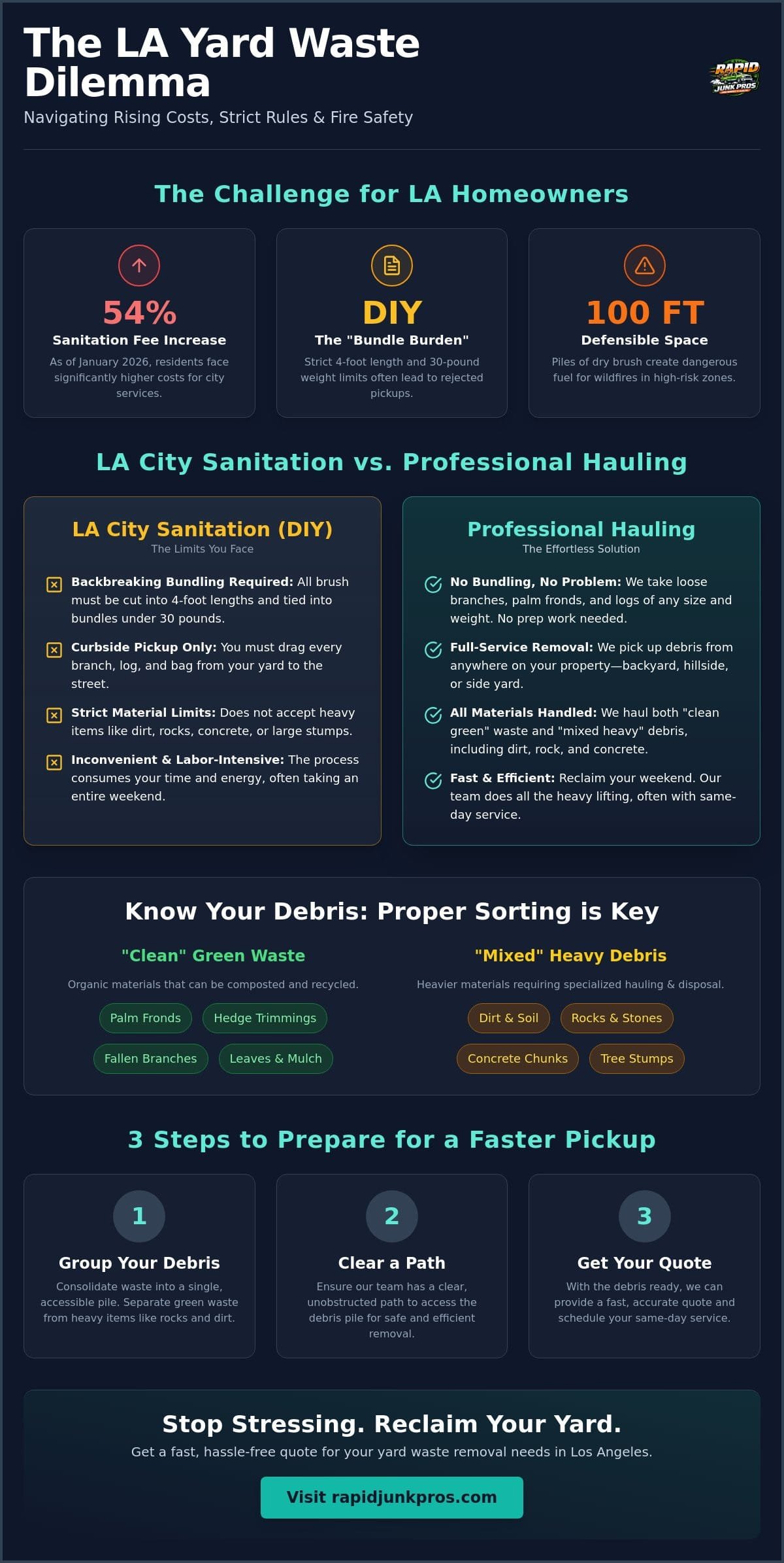 Yard Waste Removal Los Angeles: The Complete 2026 Guide to a Clean Landscape
