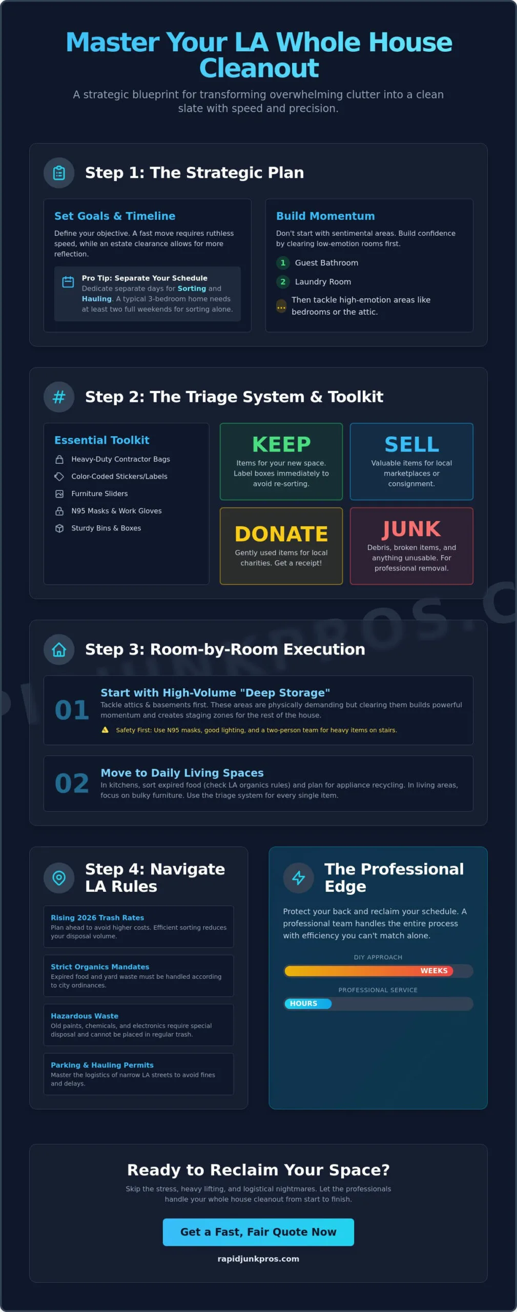 Whole House Cleanout Los Angeles: The Step-by-Step 2026 Guide