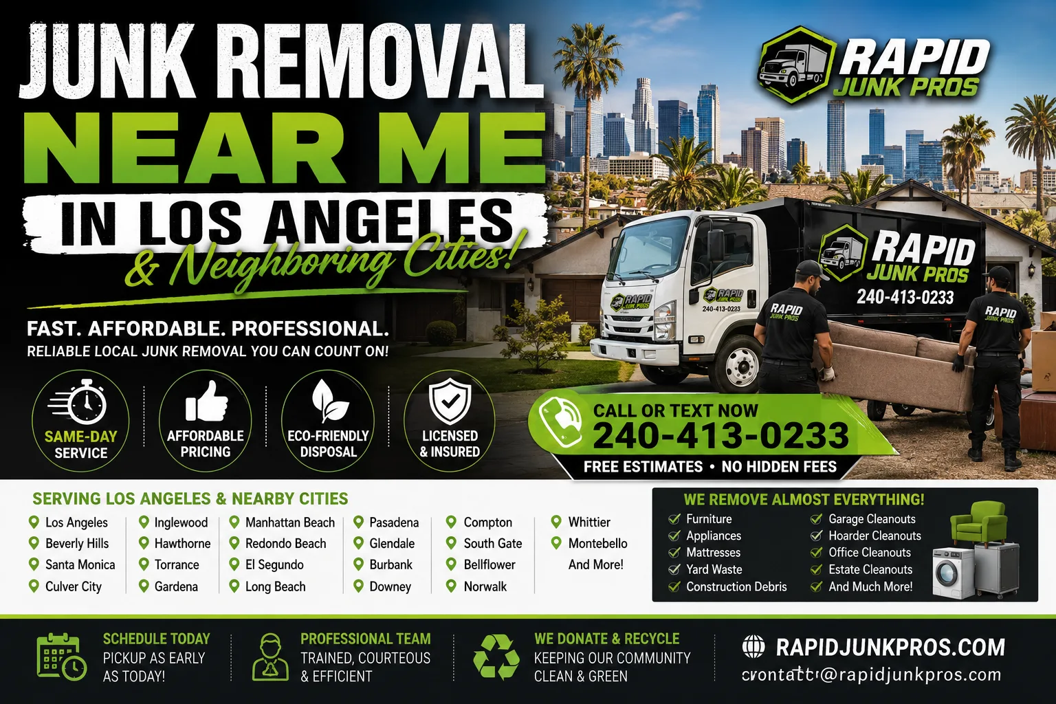 Junk Removal Near Me Alhambra | Rapid Junk Pros junk removal near me Alhambra — Rapid Junk Pros fast affordable professional