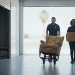 storage unit downsizing before a move
